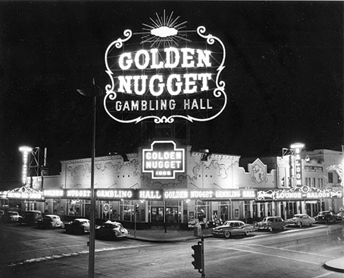 Historical photo of the Golden Nugget