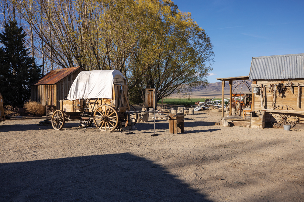 Buildings at Fish Lake Valley Heritage Center and Museum.