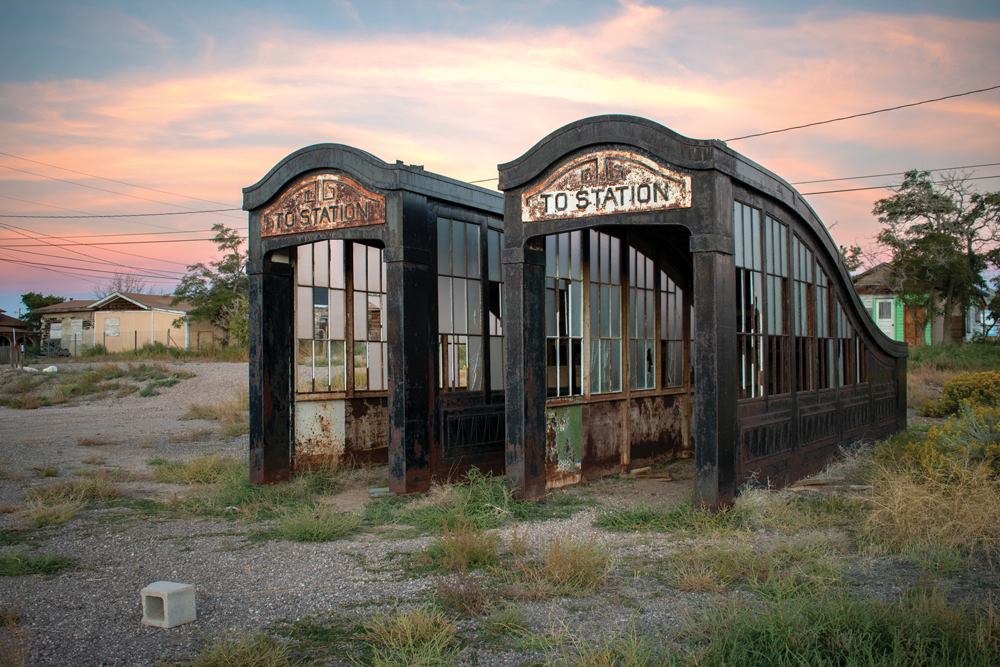 Subway stations to nowhere in Goldfield. 