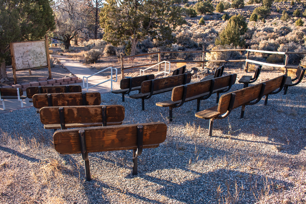 Camping area at Echo Canyon State Park.