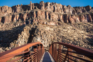Bridge at Echo Canyon State Park.