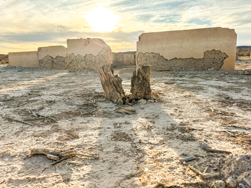 Ruins at St. Thomas Ghost Town, located in Lake Mead National Recreation Area, near Moapa Valley.